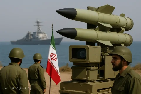 ایران، موشک‌های پیشرفته به سمت ناوهای آمریکایی نشانه رفت