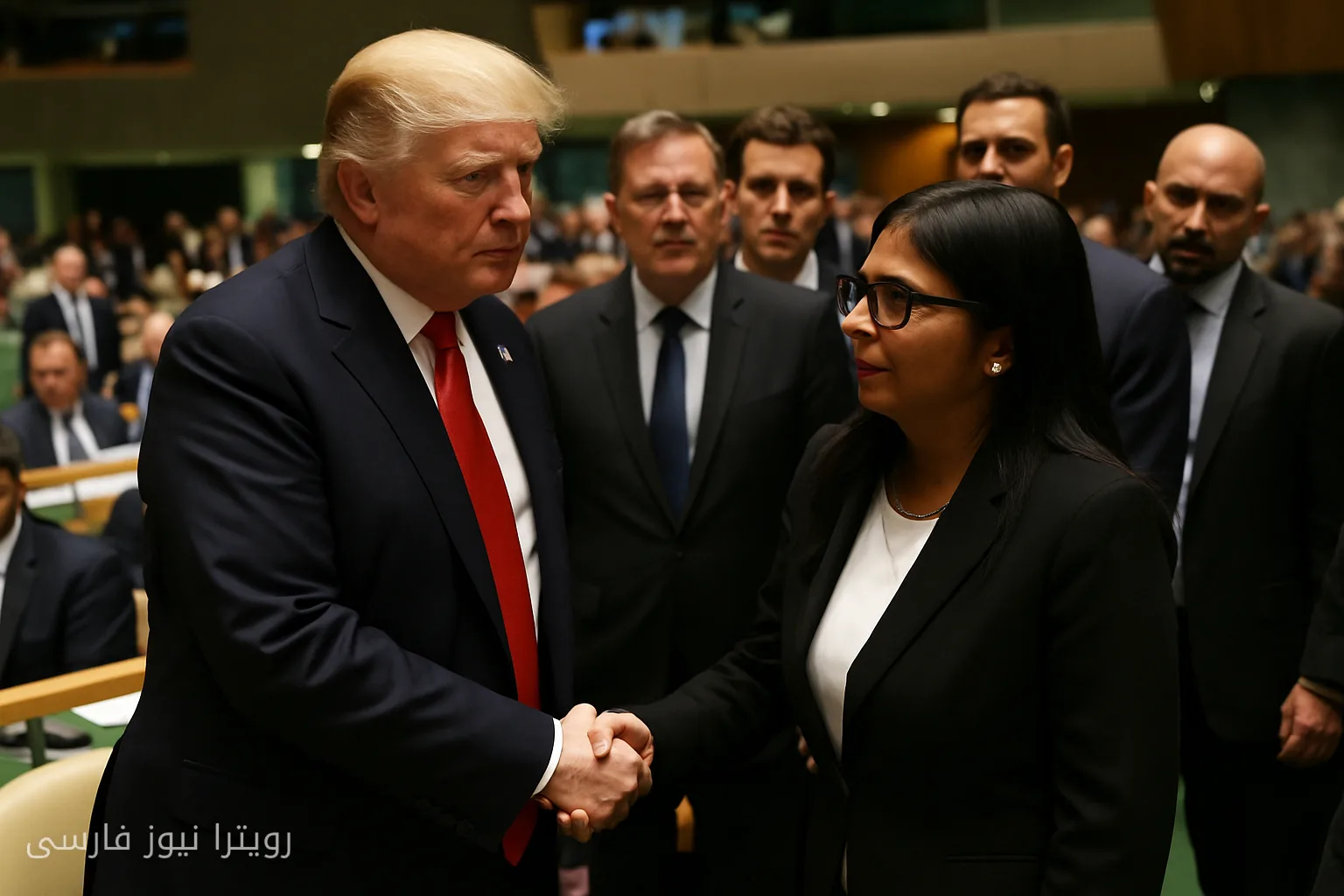 Die Trump-Regierung trifft sich mit der interimistischen Präsidentin Venezuelas bei der UN-Generalversammlung