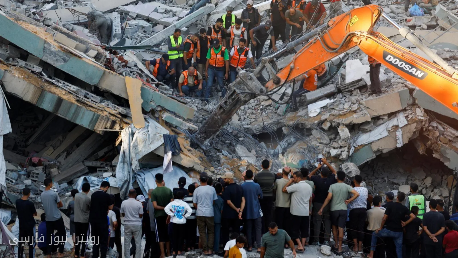 Einsturz eines beschädigten Gebäudes in Gaza fordert 12 Todesopfer