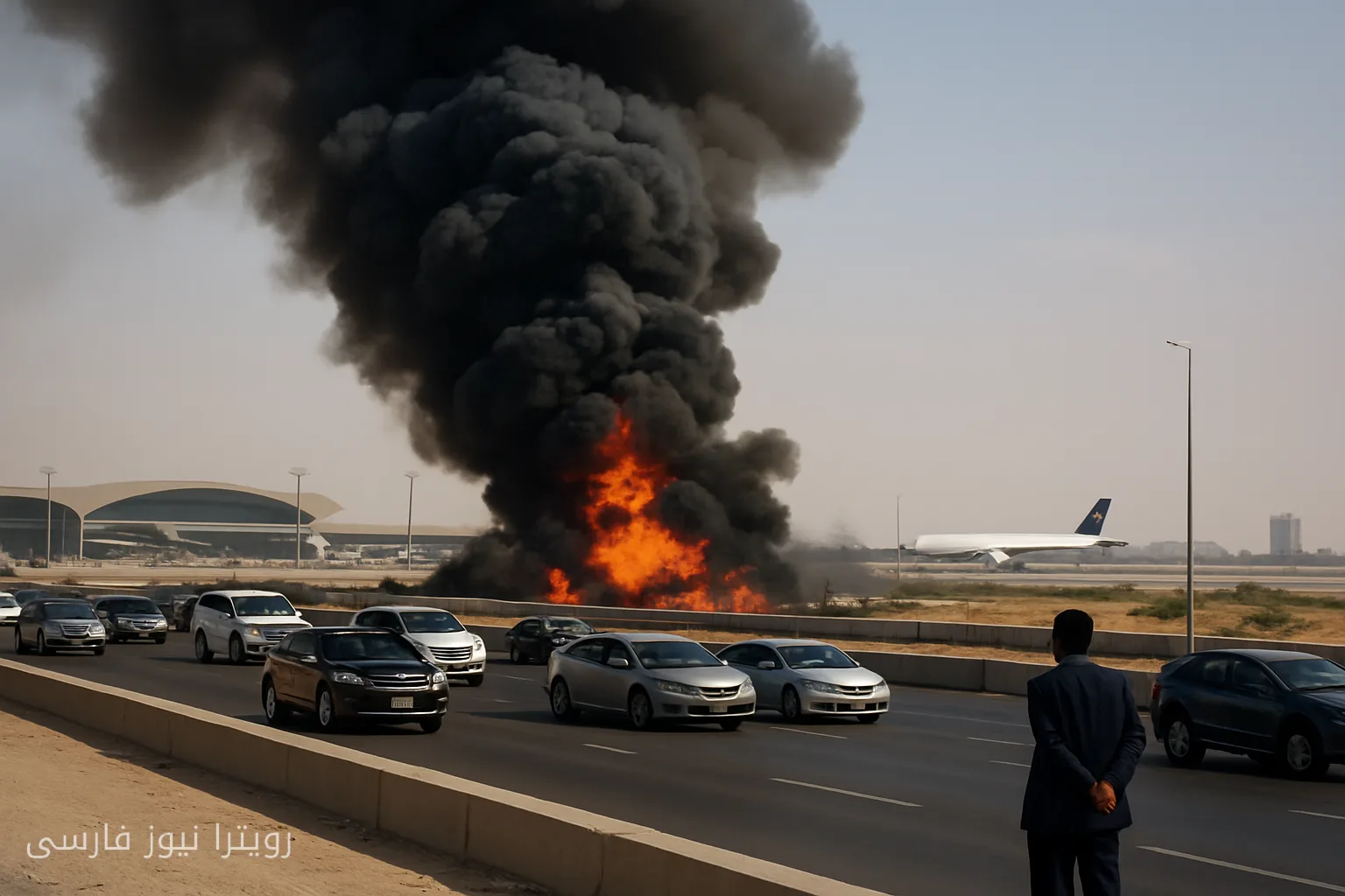 Fire incidents near Riyadh airport as Pakistan urges Iran to maintain energy supply