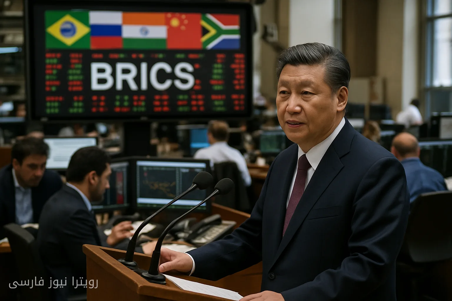 شی جینپینگ: BRICS برای صلح در خاورمیانه متحد شوند