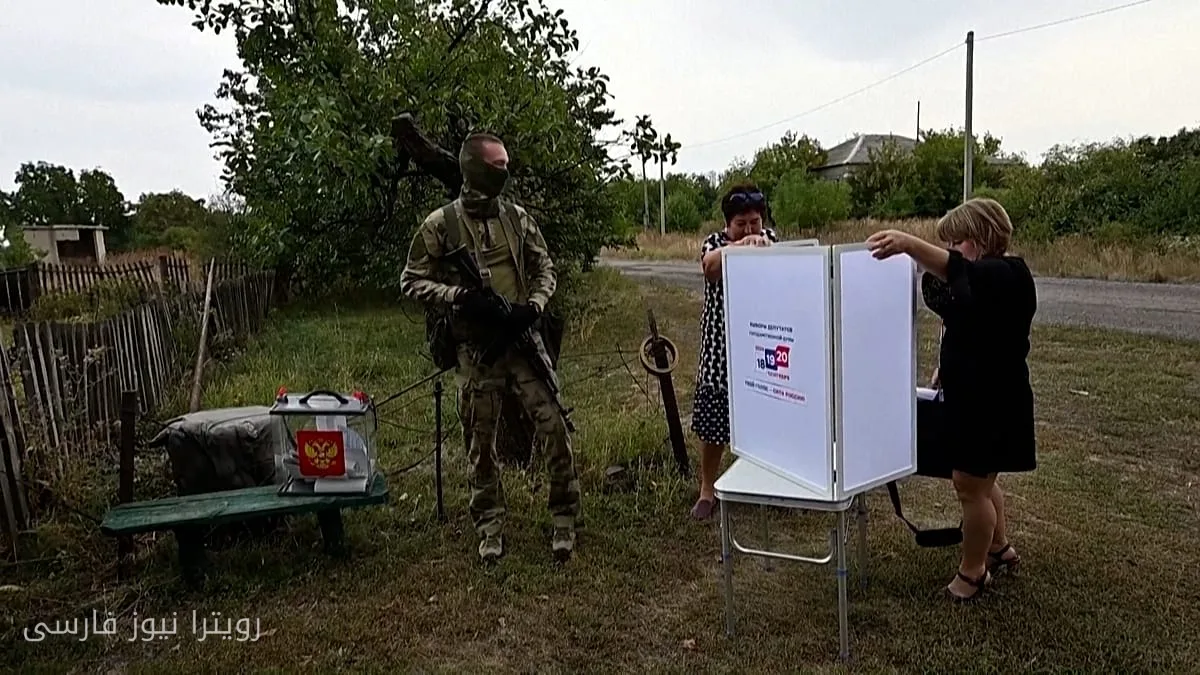 Russia begins early voting in occupied Ukraine
