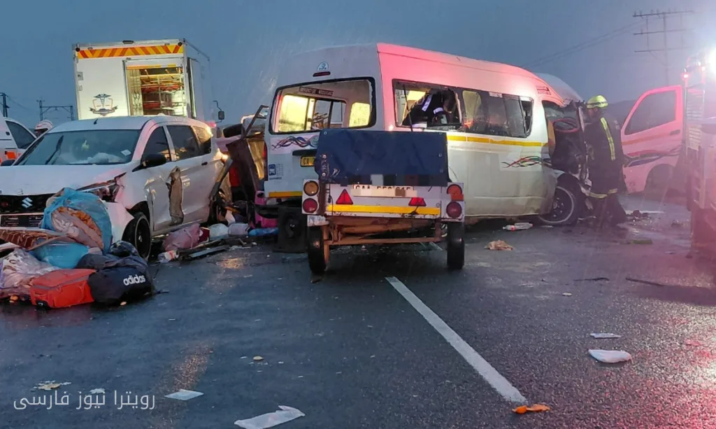 حادث تصادم جاده‌ای في جنوب أفريقيا أسفر عن 21 قتيلاً