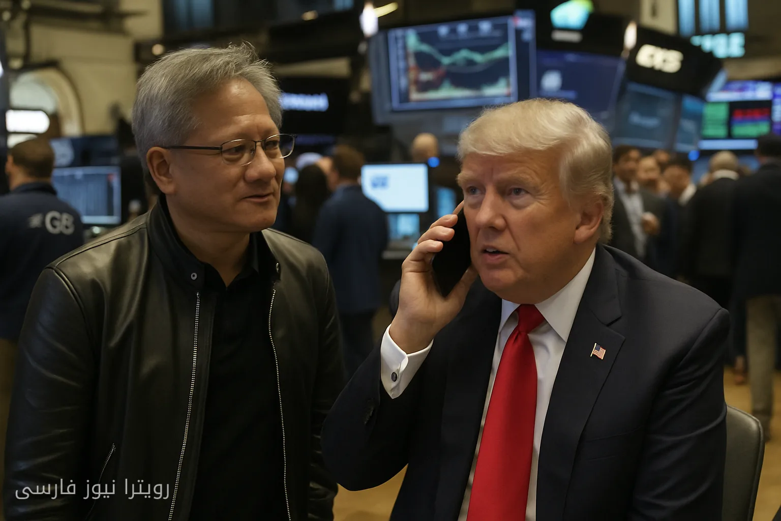Trump kontaktierte Huang, den CEO von Nvidia, beim All-In-Gipfel