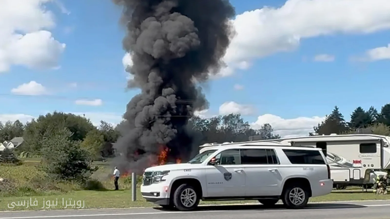 Crash of Texas Air Force F-16 in Michigan