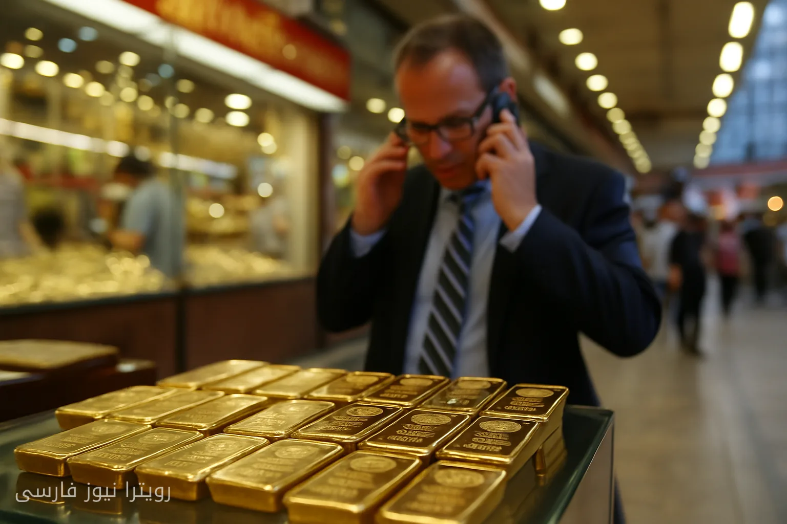افزایش قیمت طلا در بازار جهانی به ۴۲۹۵ دلار و ۲۶ سنت