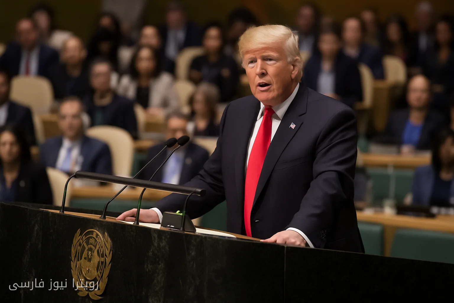 ترامپ در مجمع عمومی سازمان ملل از امنیت آمریکا سخن می‌گوید