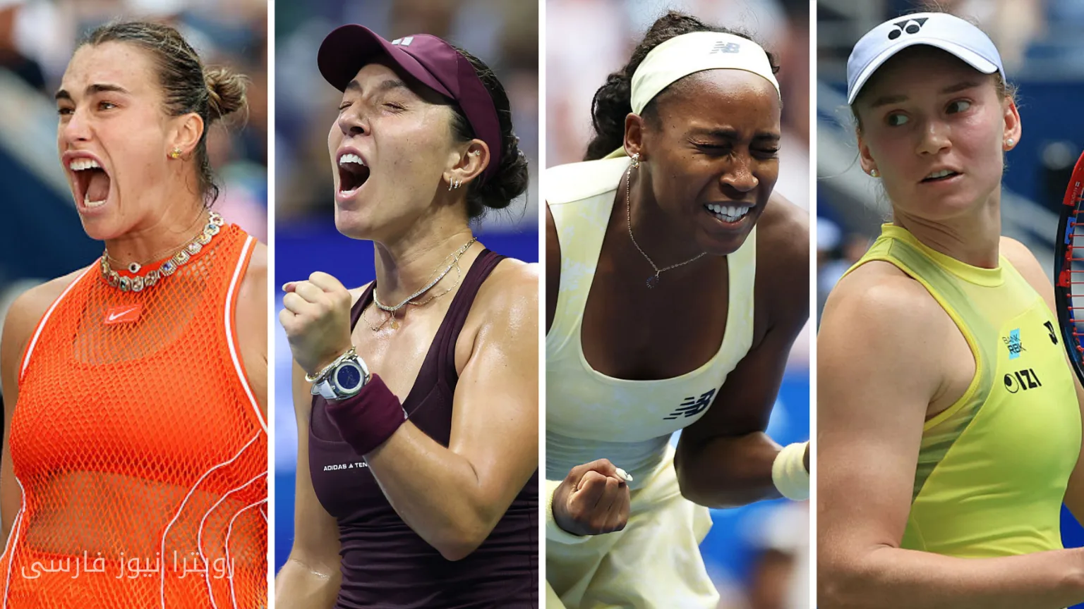 چهار غول تنیس زنان در نیمه نهایی US Open تاریخ ساز شدند