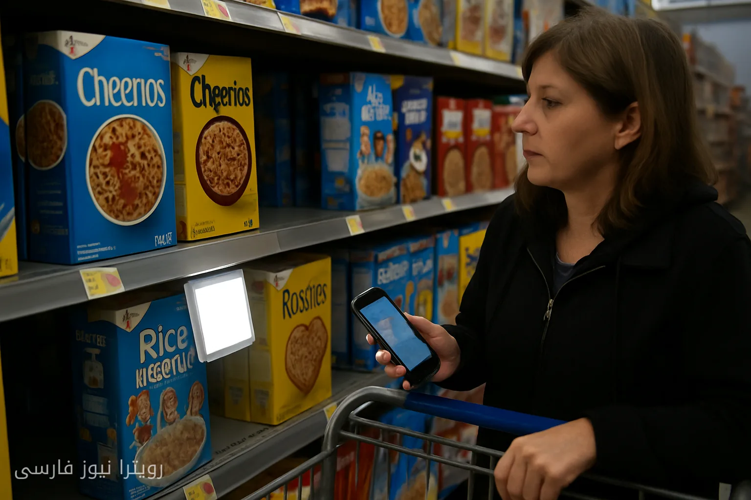Walmart از برچسب‌های دیجیتال روشن برای کمک به مشتریان استفاده می‌کند