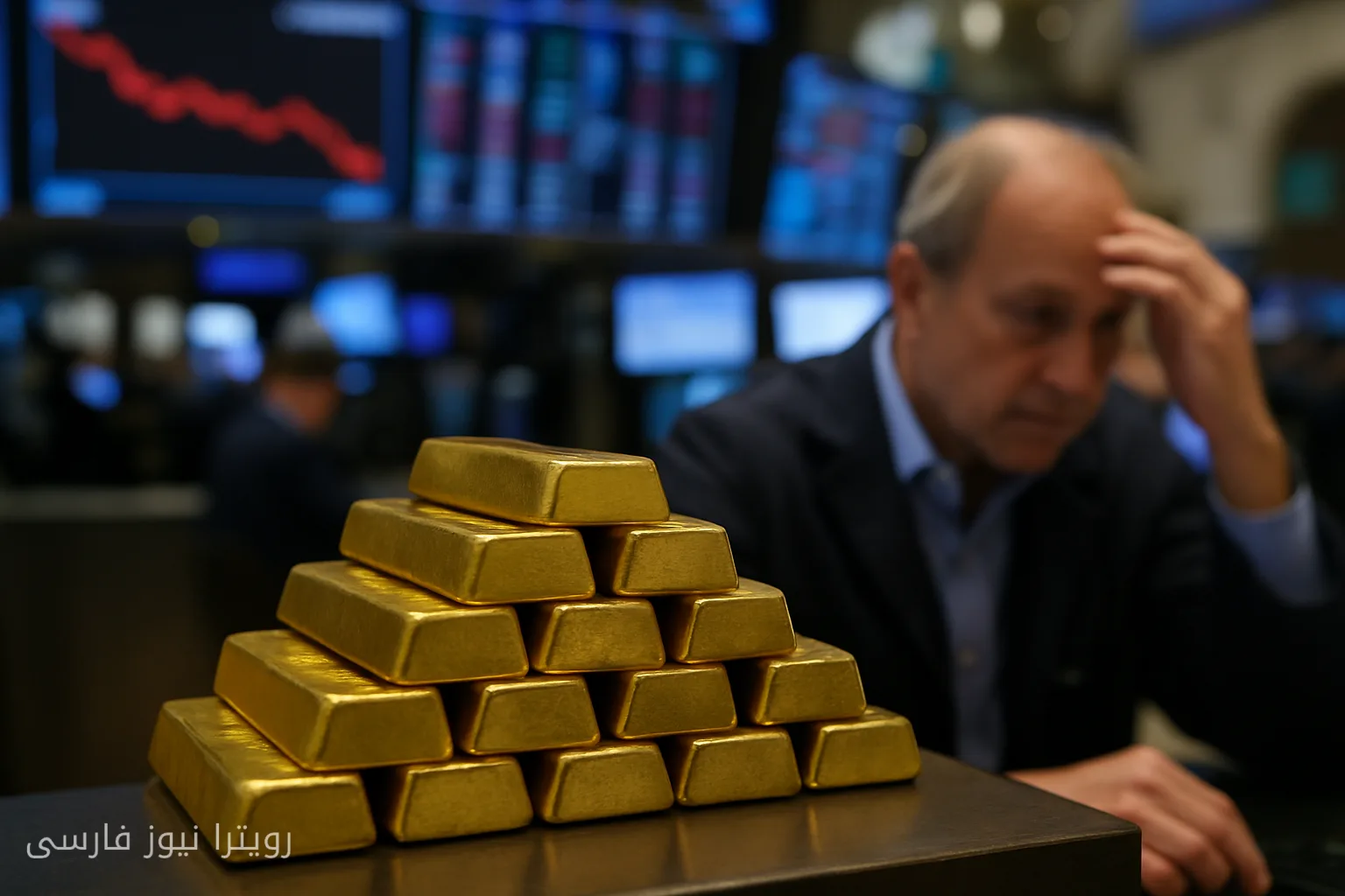 کاهش قیمت طلا در بازارهای جهانی به ۴۱۴۰ دلار و ۶۰ سنت