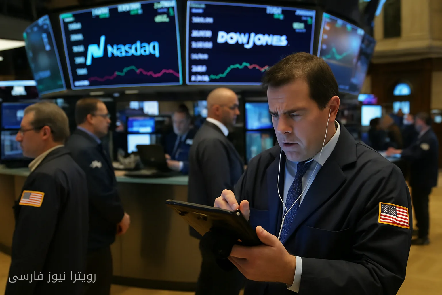 دور شدن بازده‌های Nasdaq و Dow Jones نشان‌دهنده احتمال نوسان بزرگ است